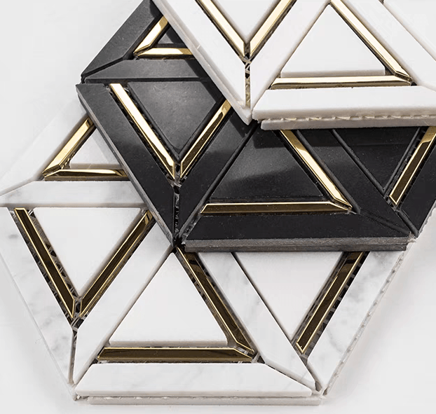 โมเสคหินอ่อน TIMELESS TILES รุ่น GRACE 35X31 ซม. สีขาว